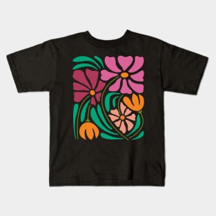 Abstract spring garden Kids T-Shirt